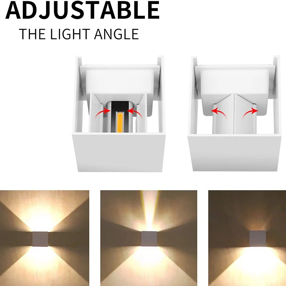 

Light Led Wall Lamp Outdoor Lights Hotel Modern Simple Creative Outdoor Waterproof Garden Wall Light LED Courtyard Lamps