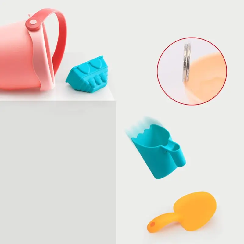 

Summer Beach Sand Toys Children Bucket Shovel Tool Set Kids Play Outdoor Baby Bath Gift