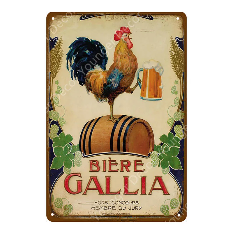 YD7881BI Fresh Eggs Black Grouse Metal Signs Beef Cow Chicken Meat Collection Poster Vintage Wall Painting Craft Farm House Decor YI-164 - Цвет: YD7881BI