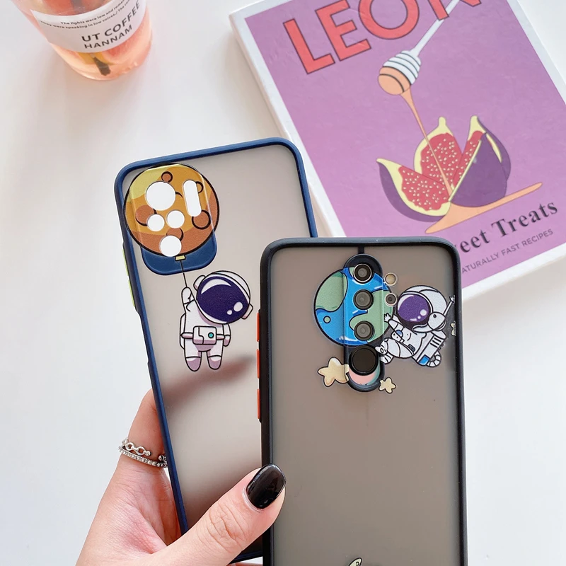 

Cartoon Planet Astronaut Phone Case On For Xiaomi Redmi Note 10 Pro Max Note10 10s Note10s Xiomi Full Cover Hard Coque Cover