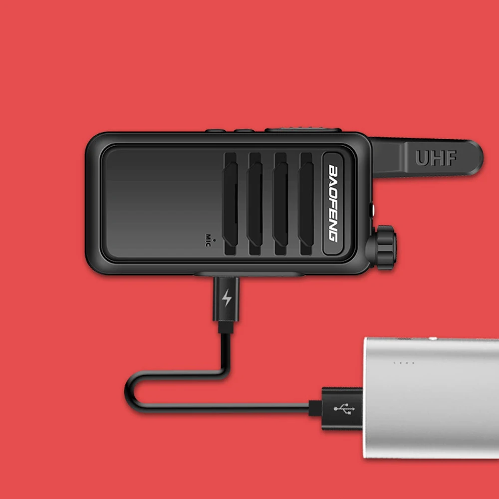 Портативная рация Baofeng с быстрой зарядкой по USB профессиональная двухсторонняя