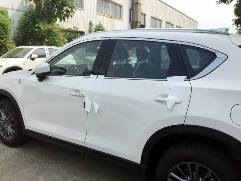 Автомобильные аксессуары для Mazda CX-5 CX5 KF 2017 2018 2019 2020 Нержавеющая сталь верх