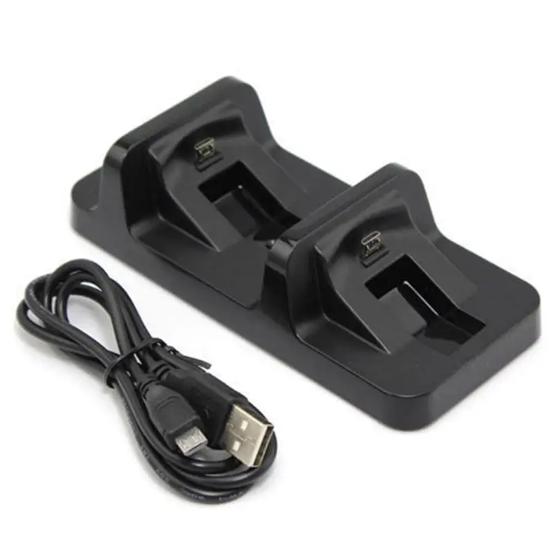 Зарядная док станция DishyKooker с двумя USB портами подставка для контроллера PS4
