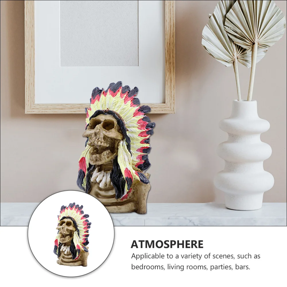 

1Pc Creative Shaped Adornment Resin Horrible Home Decor Chic Artware