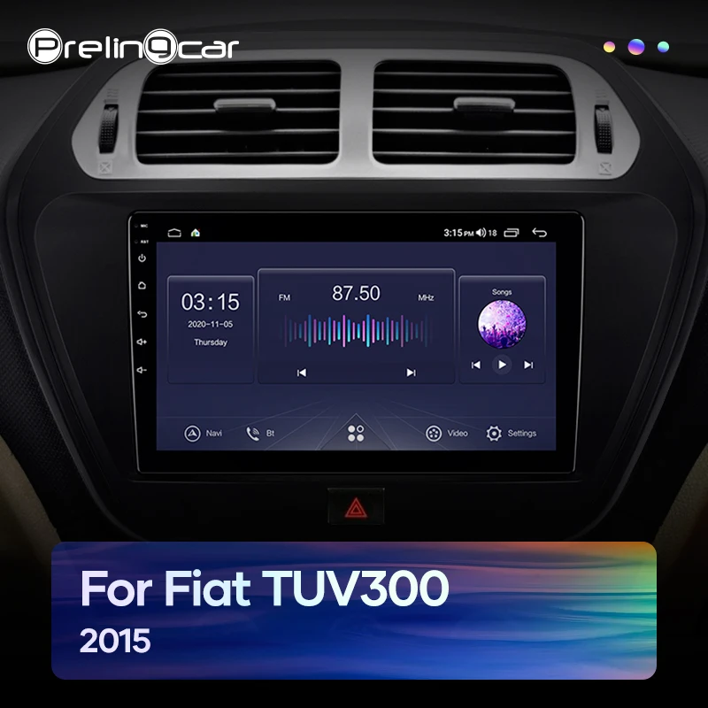 Автомагнитола prelingcar для Fiat TUV300 стерео facia 2015 год автомобильный монитор радио