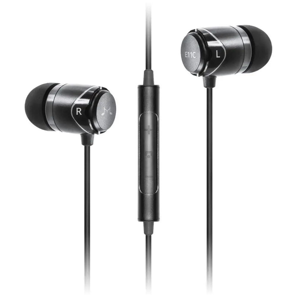Проводные шумоизоляционные наушники вкладыши SoundMAGIC E11C мощные басовые Hi Fi стерео