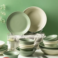nordic design dinner plates western breakfast solid color dinner plates porcelain pratos de jantar kitchen tableware ei50tz