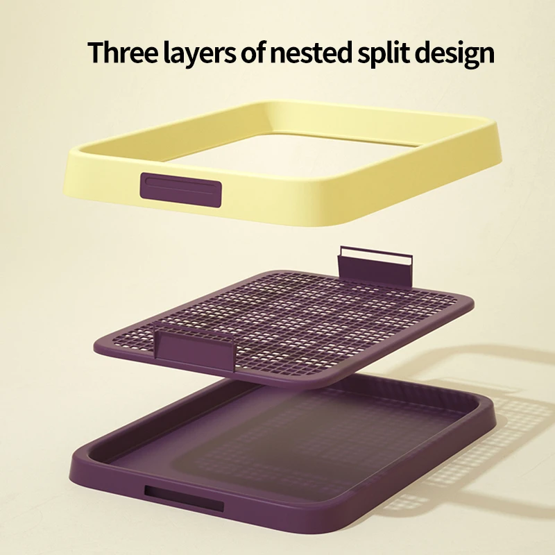 

Petshy Portable Puppy Potty Urinal Dog Toilet Small Dog Potty Urinal Anti-stepping on Shit Large Medium Dog Toilet Pet Supplies