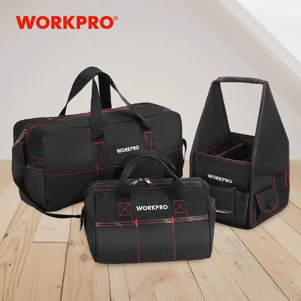 WORKPRO прочный сумки для инструментов Combo 2 шт. Клатчи 1 предмет сумка 8 &quot12&quot 19
