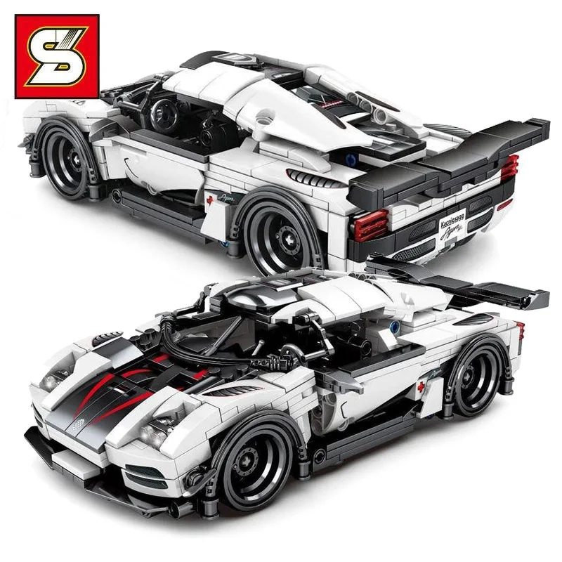 Городской Спортивный гоночный автомобиль строительные блоки создатель эксперт