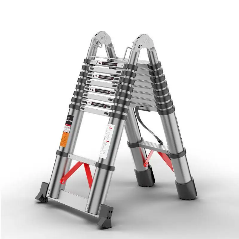 Home Folding and Thickening Aluminum Alloy Telescopic Ladder Herring Ladder Multifunctional Lifting Engineering Ladder