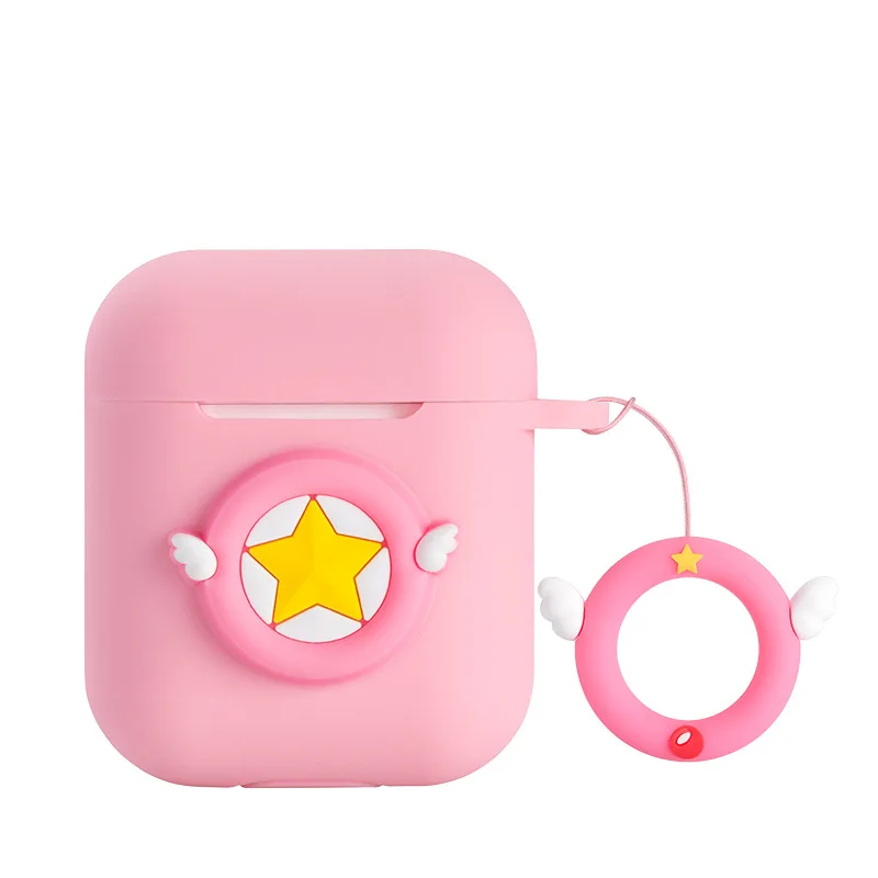 

Card Captor Sakura Cosplay Props Apple AirPods Headphones Cases Sailor Moon Protective Cover Cartoon