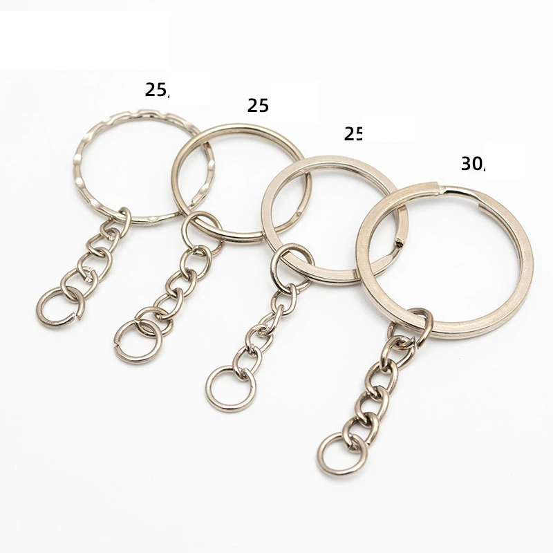 

Брелок-кольцо для ключей, брелок для ключей, золотые брелоки, разрезные кольца с винтовым штифтом, ювелирные изделия