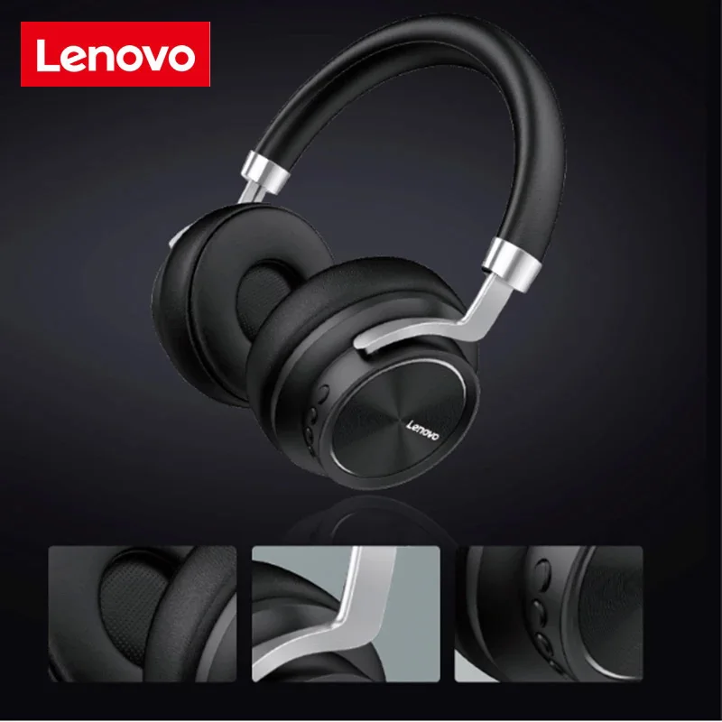 

Lenovo HD800 Bluetooth headphones Wireless Foldable Computer Headset Long Standby Life With Noise Cancelling Gaming Earphones