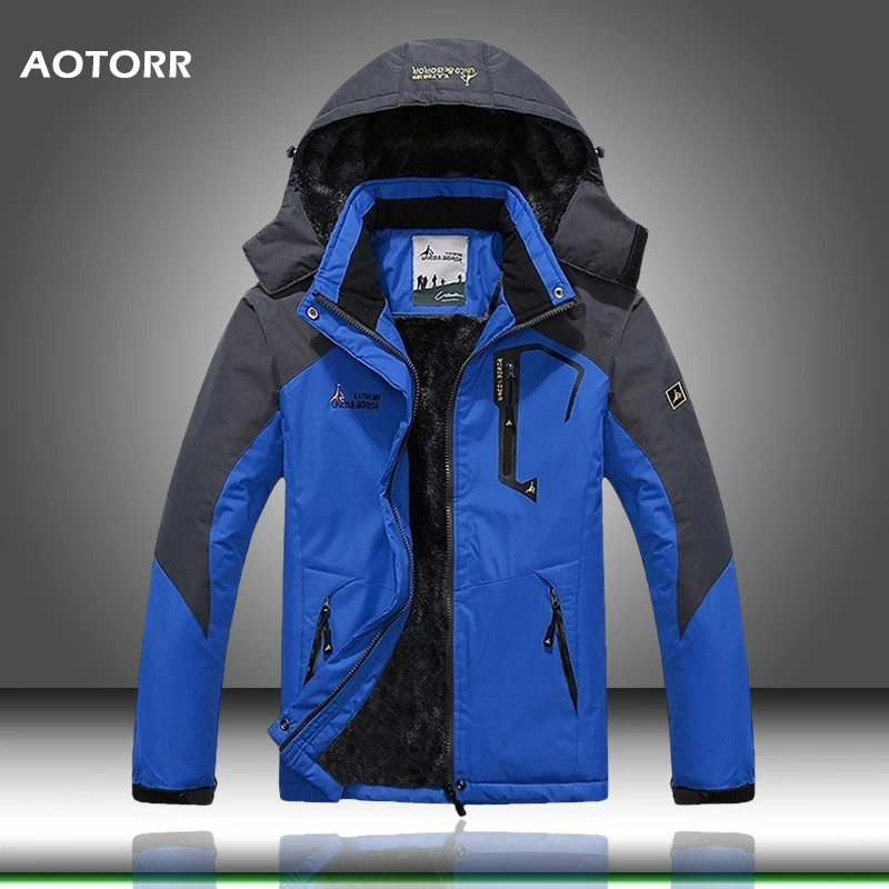 Мужская зимняя куртка плотное бархатное теплое пальто съемные куртки с