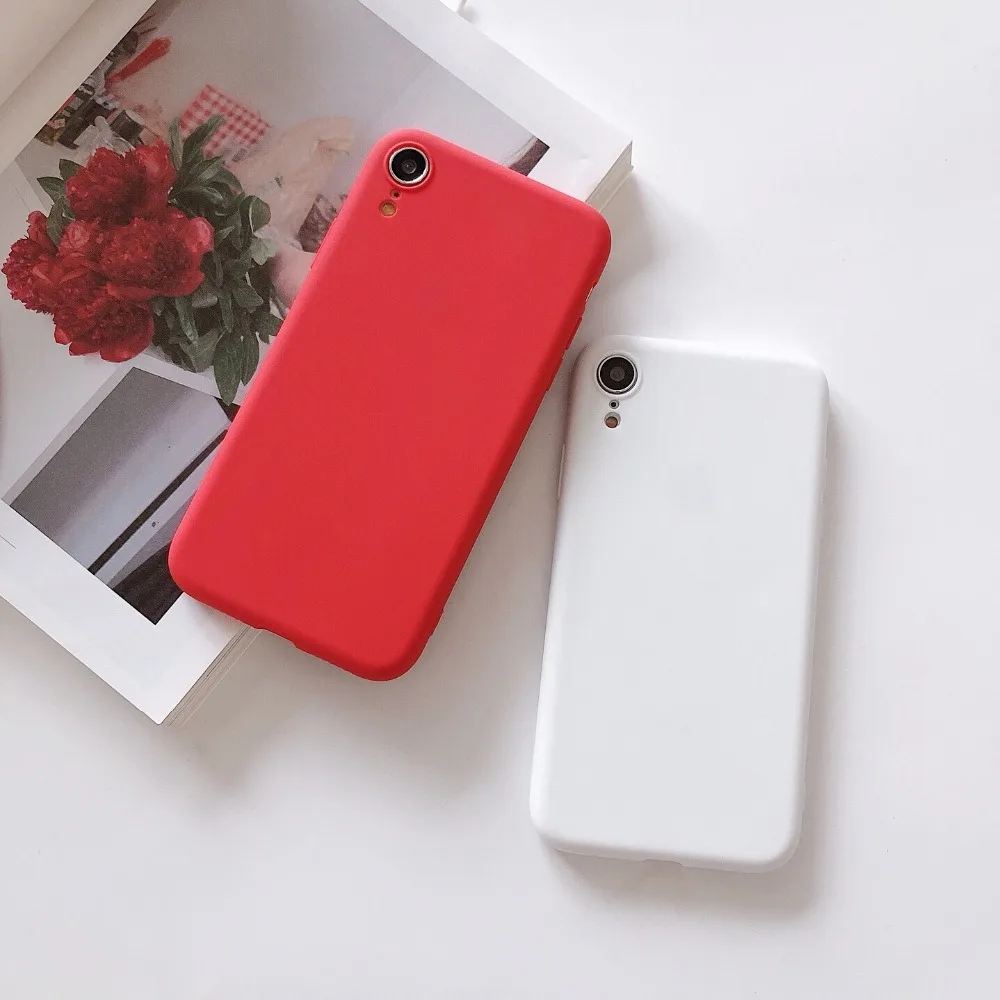 Роскошный тонкий матовый Силиконовый мягкий чехол для Xiaomi Redmi 4 4A 4X5 плюс 5A примечание 6 Pro 6A 7 7A 8 Go S2 Y2 ТПУ карамельного цвета чехол Capa