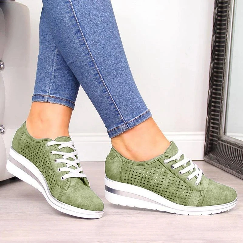 

2020 Adisputent Summer Women Flats Shoes Female Hollow Breathable Mesh Casual Shoes for Ladies slip on flats Loafers shoes Beach