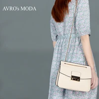 avros moda brand fashion handbag women genuine leather shoulder bag ladies high quality crossbody messenger flap chain tote bag