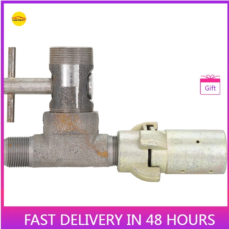 Sandblasting Tank  Machine Sand Adjusting Valve Three-way Dragon Claw  Pipe Quick Connector