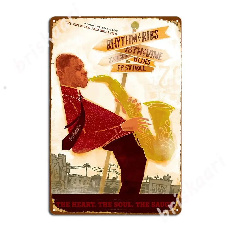 

Jazz Festival Metal Signs Wall Decor Design Club Bar Cinema Garage Tin sign Posters