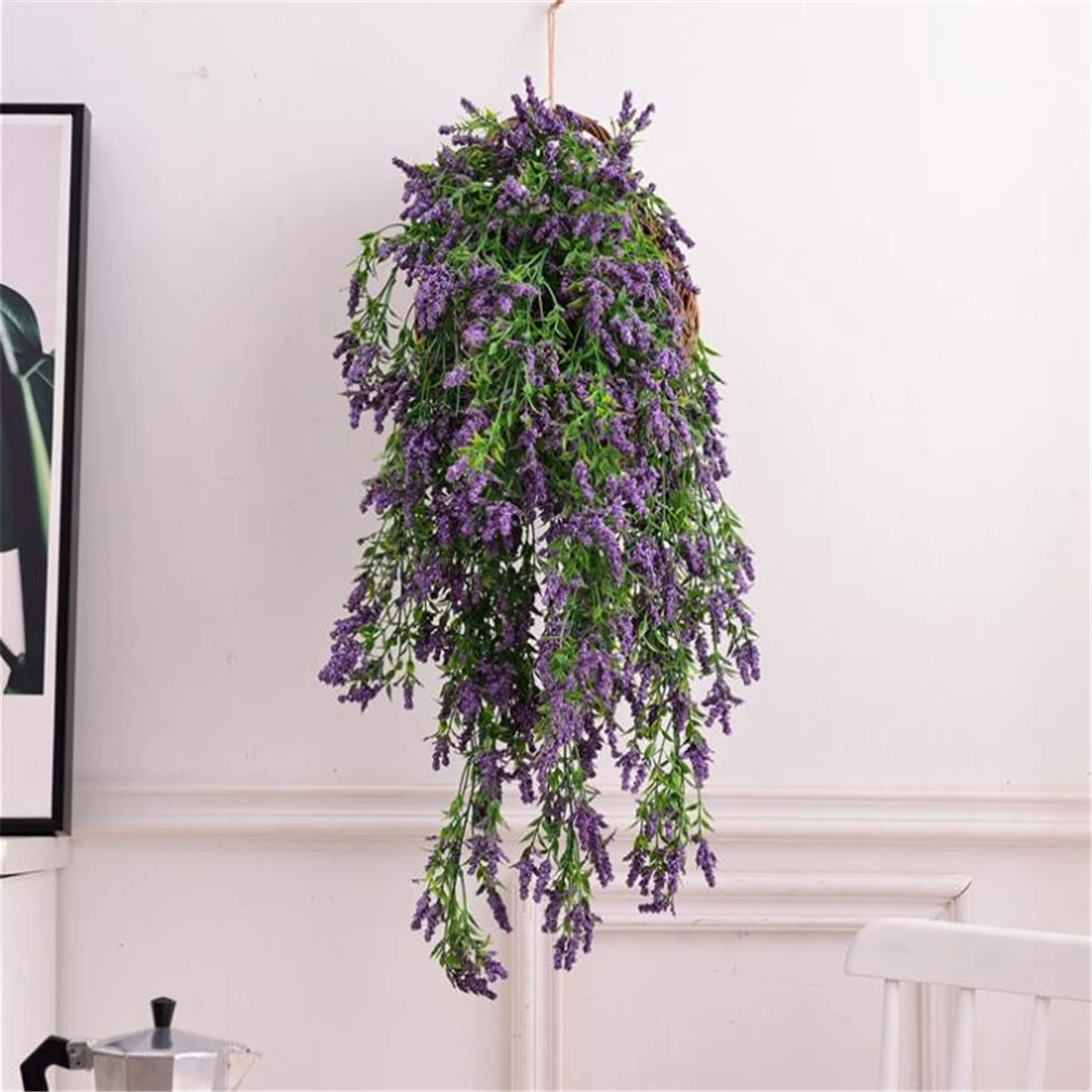 Искусственное подвесное цветочное растение ивовые цветы из ротанга