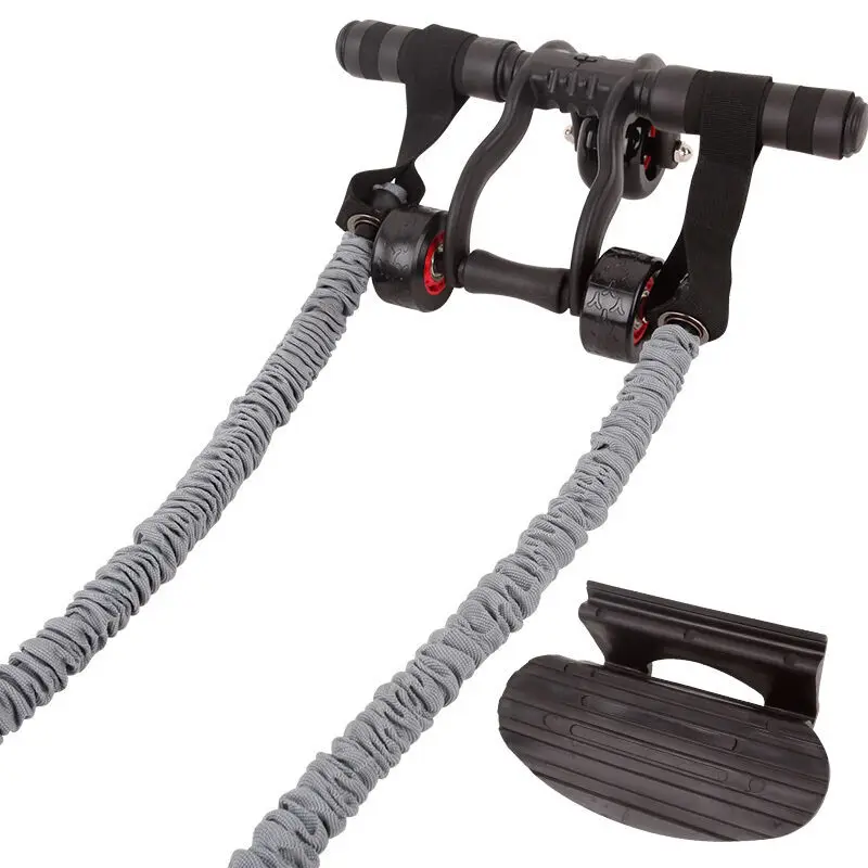 Бесшумный трёхколесный тренировочный тренажер для дома и фитнеса ролик брюшного