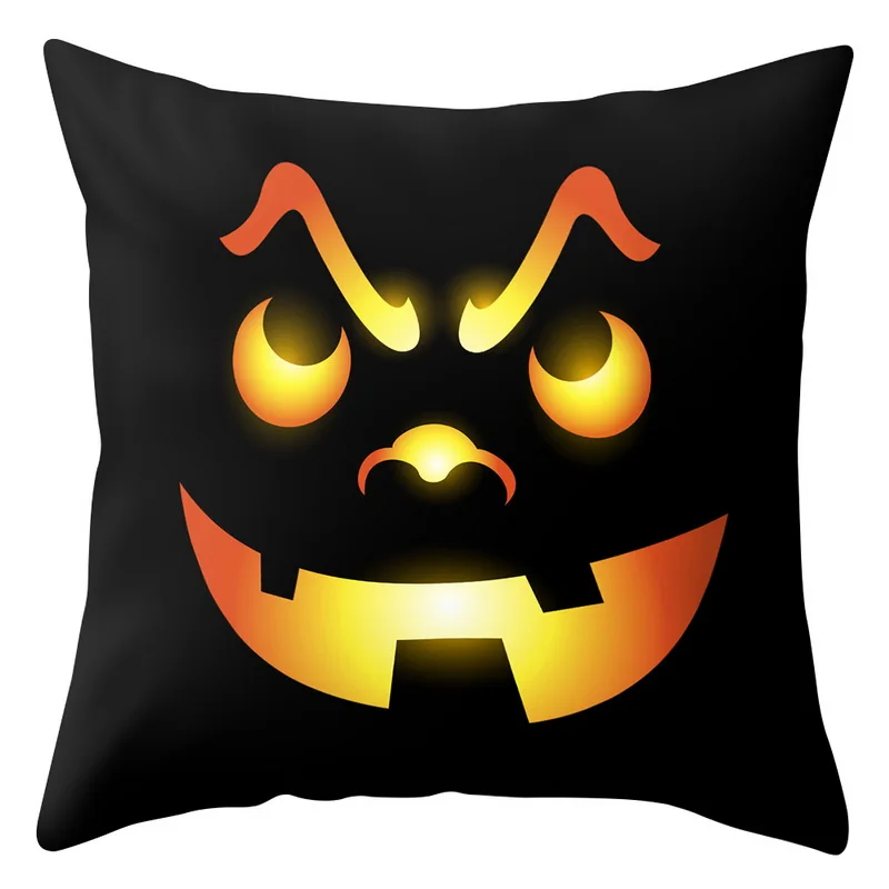 New Trick Treat/тыквенный чехол для подушки с принтом Happy Подушка на Хэллоуин Бархатная