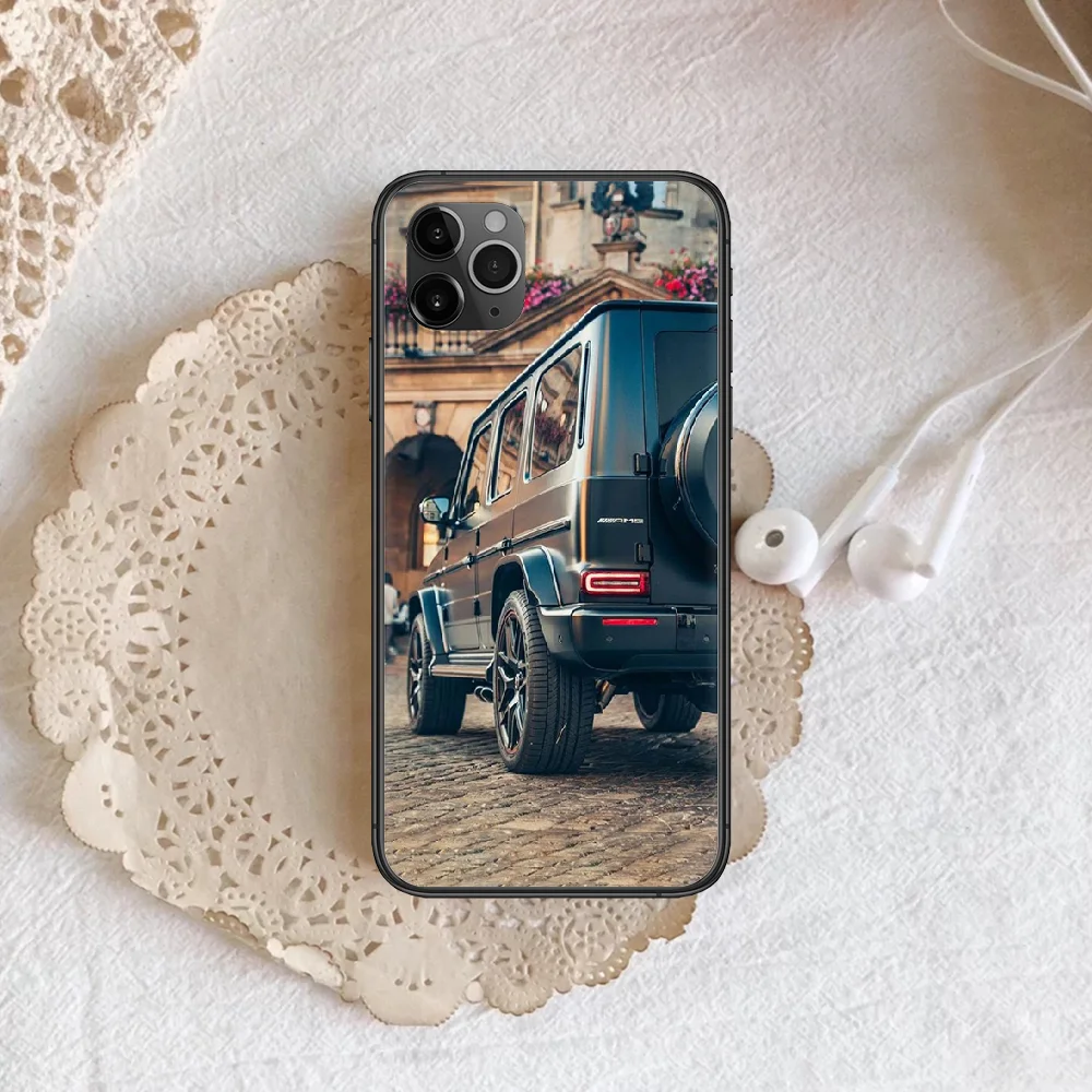 

AMG Sports car Phone Case Cover Hull For iphone 5 5s se 2020 6 6s 7 8 12 mini plus X XS XR 11 PRO MAX black Coque Pretty Bumper