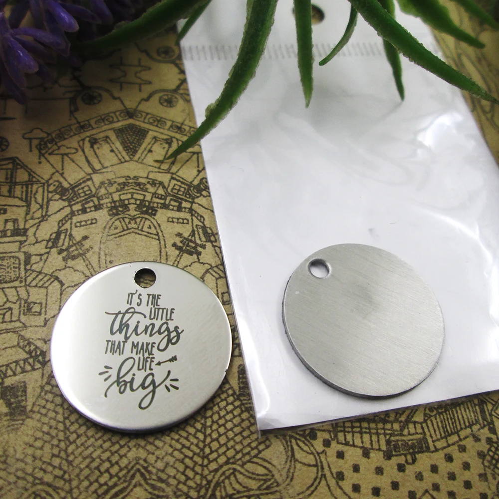 Подвески из нержавеющей стали сделай сам 20 шт. это маленькие вещи которые делают