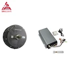 QS мотор велосипедный спицевый мотор 3000 Вт 205 (50H) V3 с контроллером SVMC72150 72 в 80-100 кмч