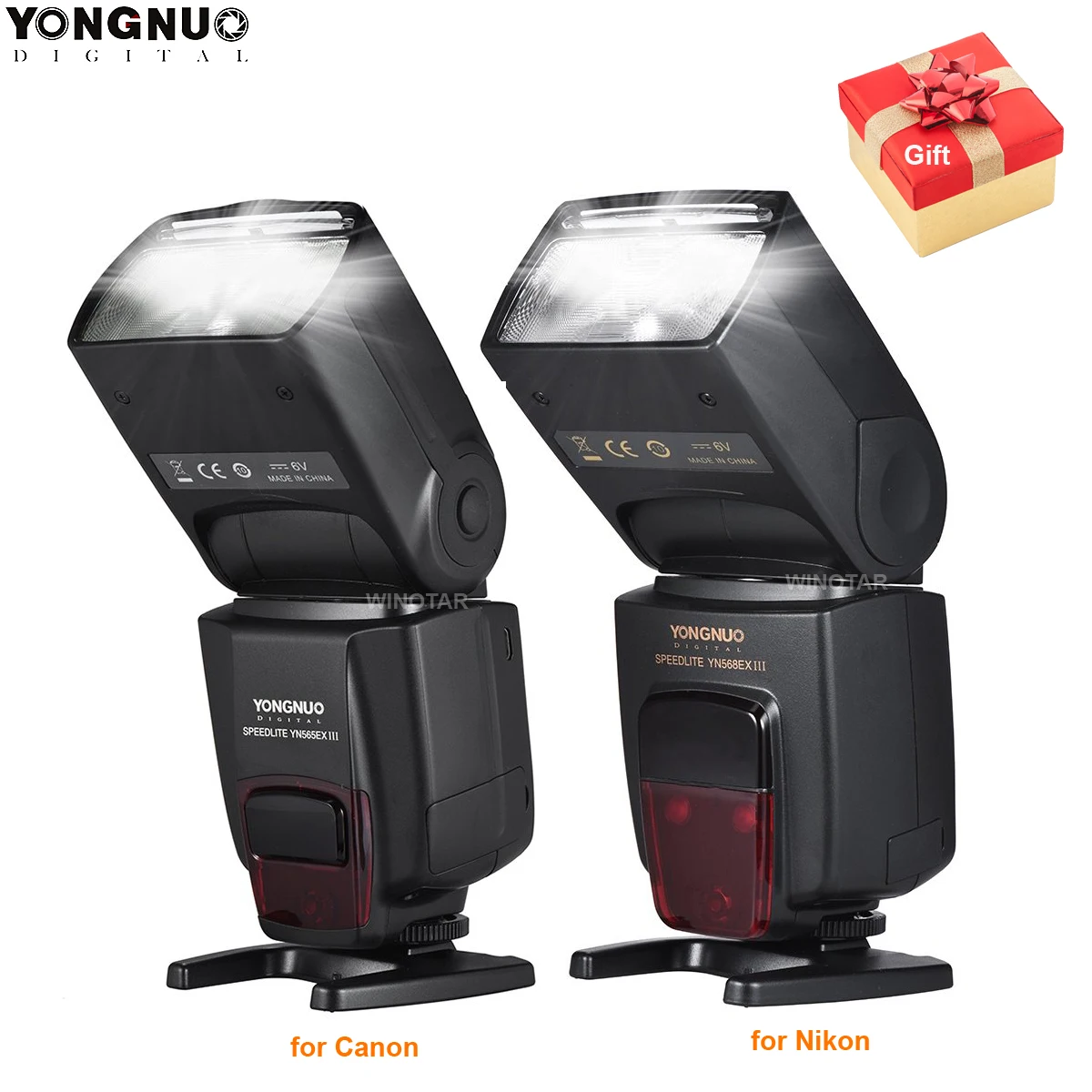 Беспроводная вспышка YONGNUO YN568EX III YN 568EX TTL HSS для камер Canon Nikon DSLR совместимая с YN600EX RT