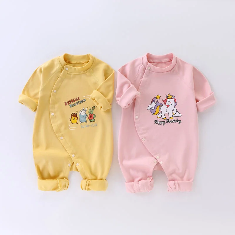 

baby newborns summer clothes Bodysuit Autumn Cotton Long Sleeve Spring Clothes for Boys and Girls Baby Suit Jumpsuit