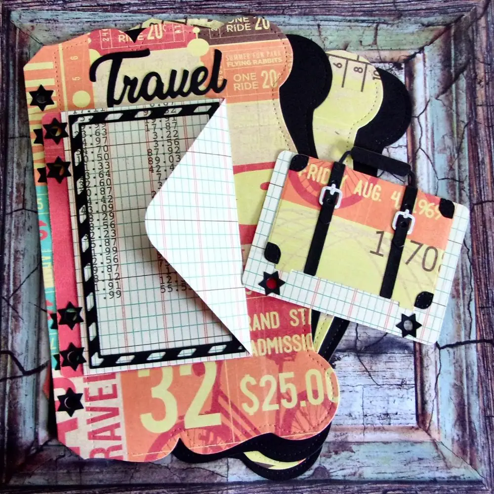 KSCRAFT Журнал Планировщик штампы металлические трафареты для сделай сам