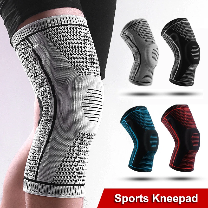 Силиконовые наколенники полноразмерный фиксатор колена средняя поддержка