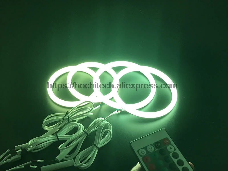 HochiTech 5050 SMD хлопковые разноцветные RGB комплект светодиодов глаза ангела с пультом