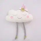 Новинка, мягкая плюшевая подушка в виде облака, Луны, звезды, капли дождя, мягкая подушка, мягкие плюшевые игрушки для детей, детская подушка для девочек, 1 шт.