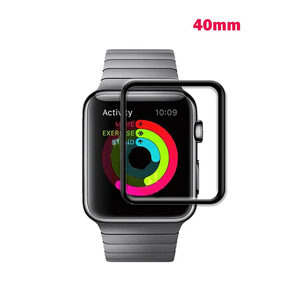 Закаленное стекло защитное для apple i watch 40 44 защита экрана чехол 4 мм 2018