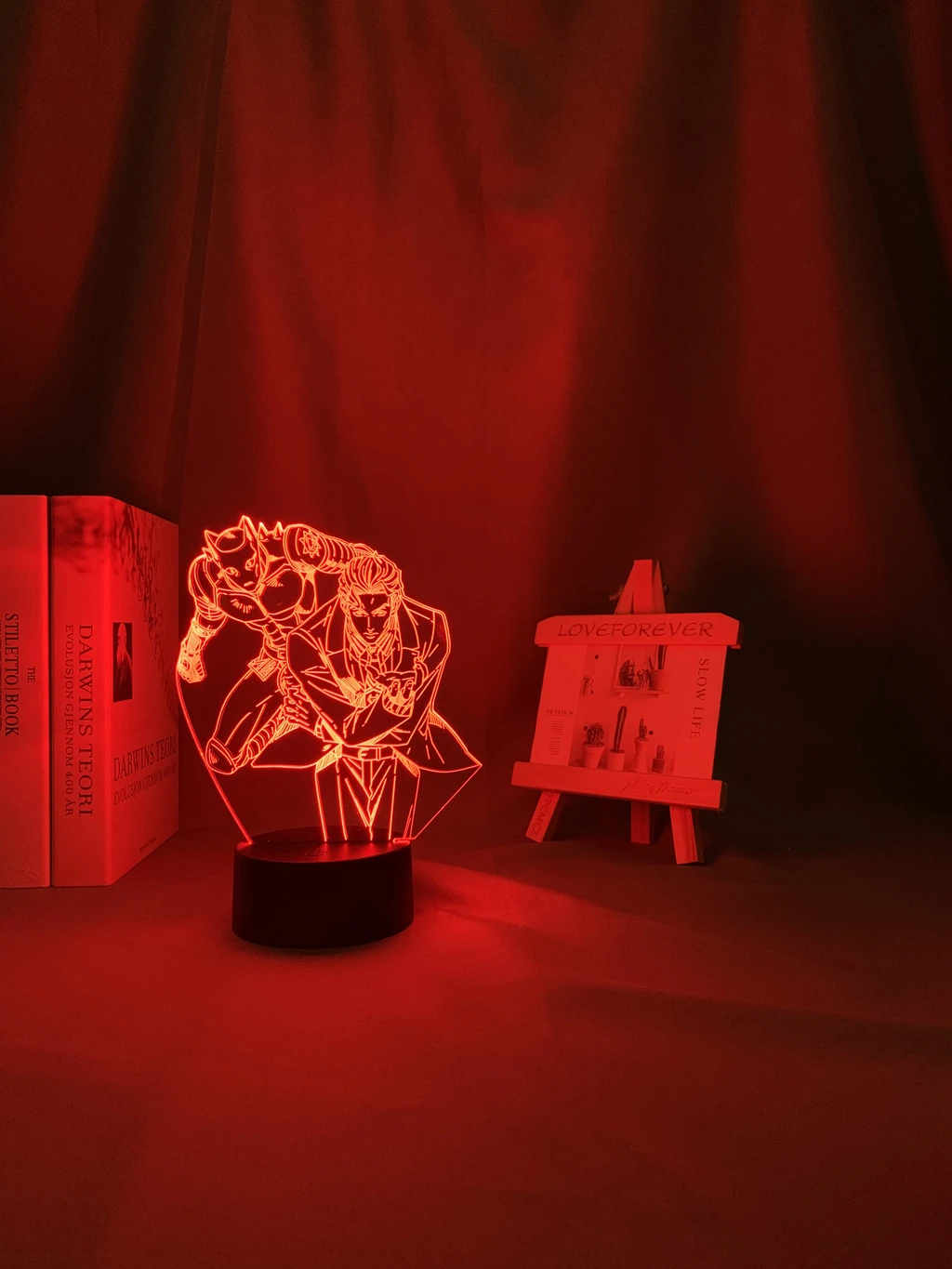 3d Night Light Anime JoJo Bizarre Adventure Yoshikage Kira for Bedroom Decor Birthday Gift Him Jojo Led Lamp Manga | Лампы и освещение