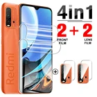 Гидрогелевая пленка 4 в 1 для Xiaomi Redmi 9T, защитная пленка для экрана Redmi Note 9T, 9T, Note9T, защитная пленка, не стекло