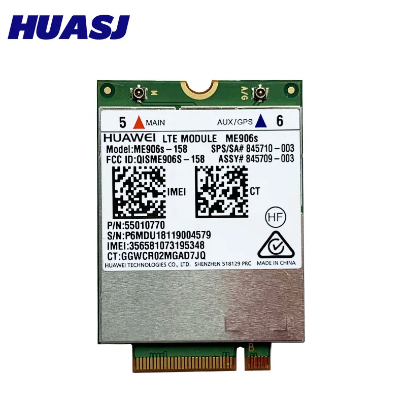 Мобильная широкополосная карта Huasj для HP LT4132 3G 4G LTE 150M HSPA + модуль Huawei ME906S ME906S-158