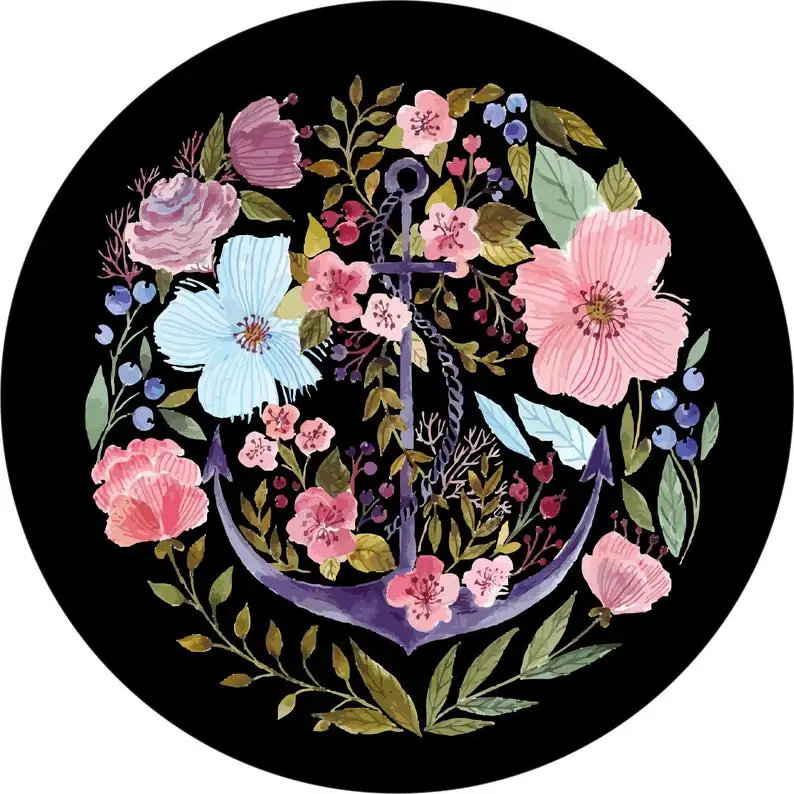 

Анкерные цветы/цветочный (розовый) запасные покрышки для любого автомобиля, марки, модели и размера-автомобиля, RV, трейлера, кемпера и многого другого