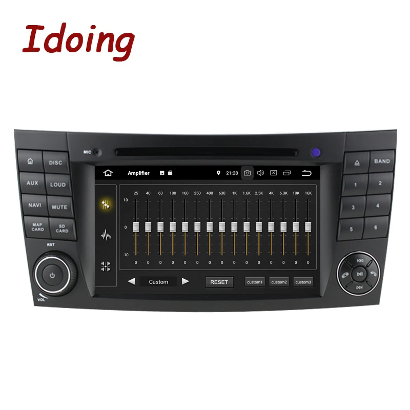 Idoing 7 &quot4G + 64G 2 din Andriod 10 автомобильный радио GPS DVD мультимедийный плеер для Mercedes-Benz-E