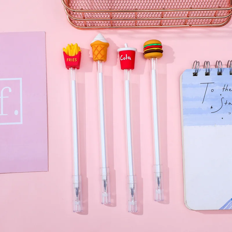 24 шт. Cola гамбургер гелевая ручка канцелярские товары для творчества студентов с