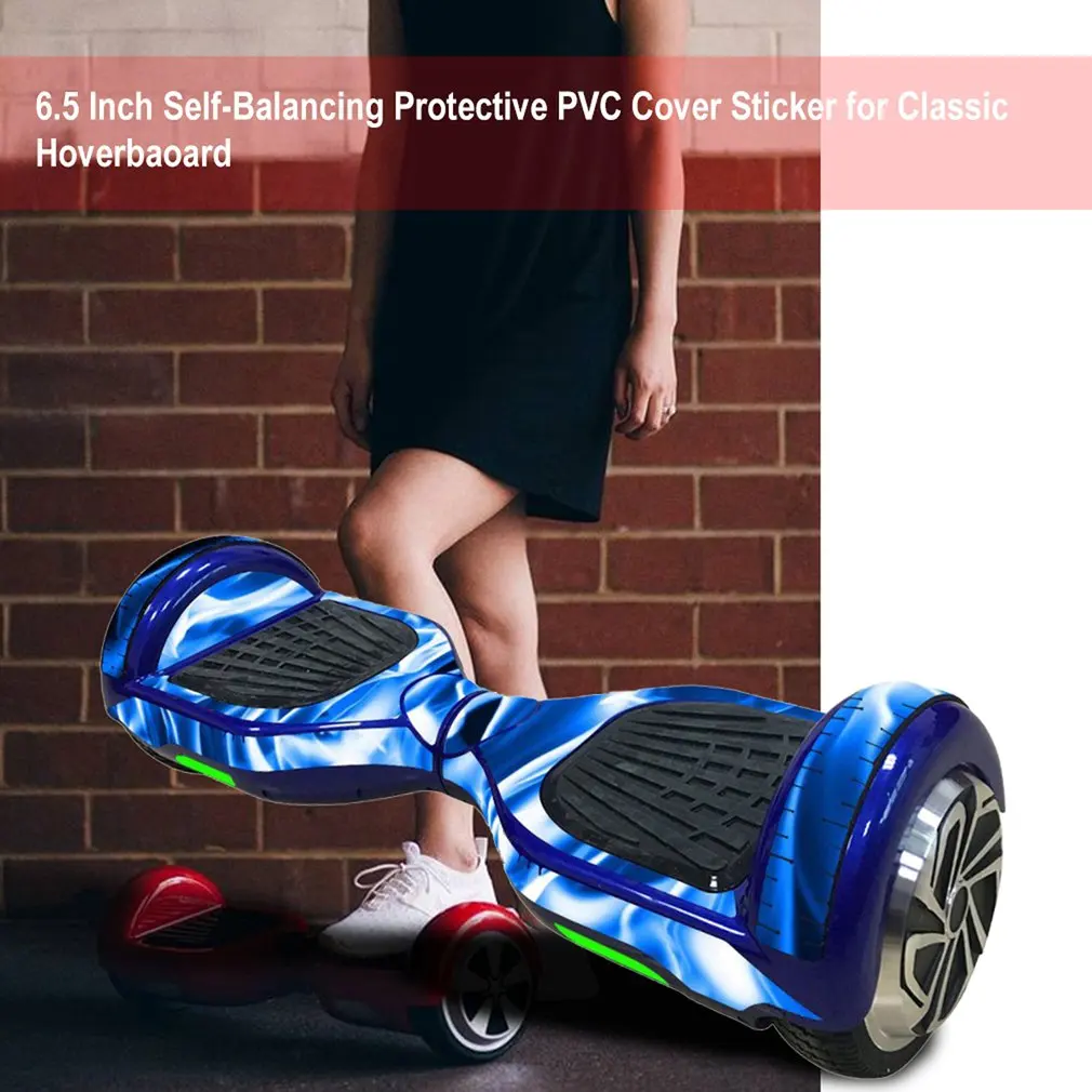 

6.5 Inch Zelfbalancerende Elektrische Scooters Board Beschermende Pvc Cover Skin Sticker Klassieke Hoverbaoard Voor Decoratie