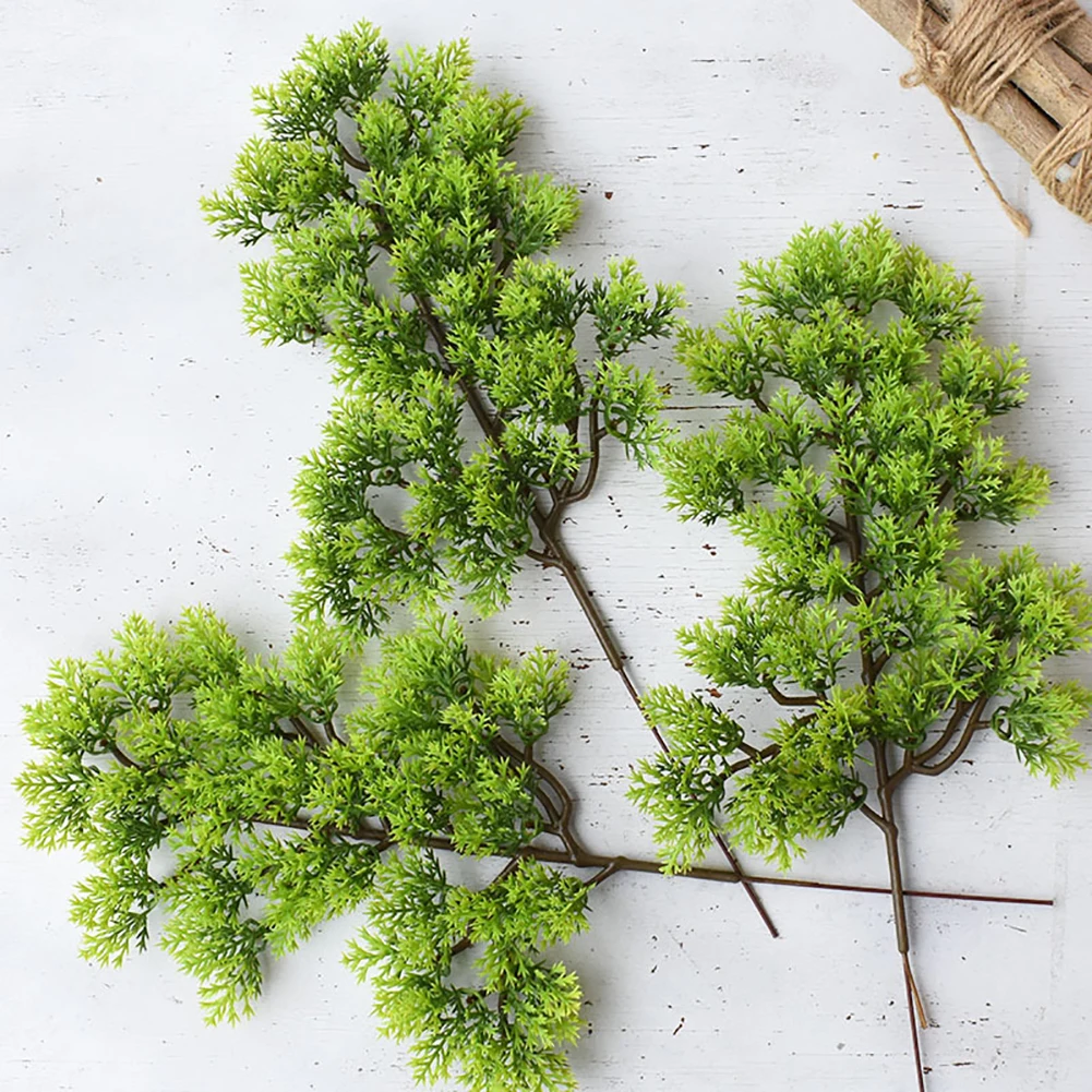 1 шт. пластиковые искусственные сосновые кипарисовые растения бонсай сад