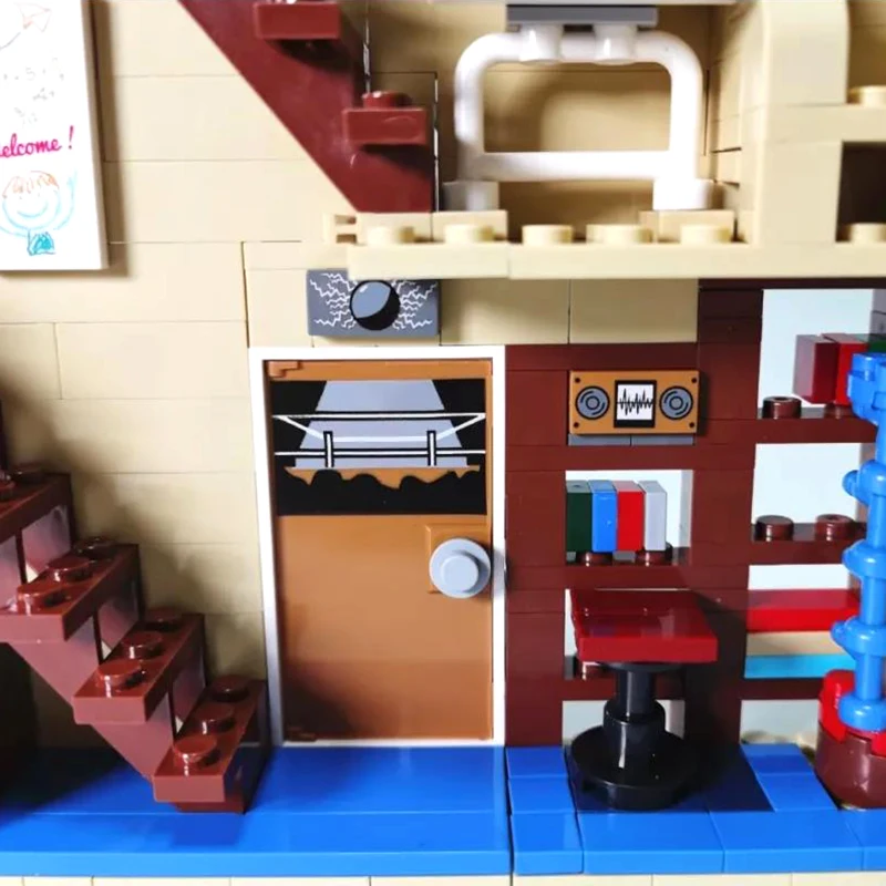 

Creator MOC Idea Big Bang Theory Picture Inside Frame Advanced Puzzle Model with Figures 562PCS Building Block Toy Kids Gift Set