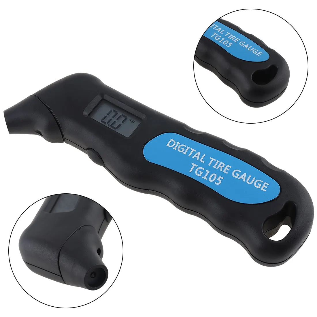 Портативный 0 100PSI ABS прецизионный электронный цифровой манометр для