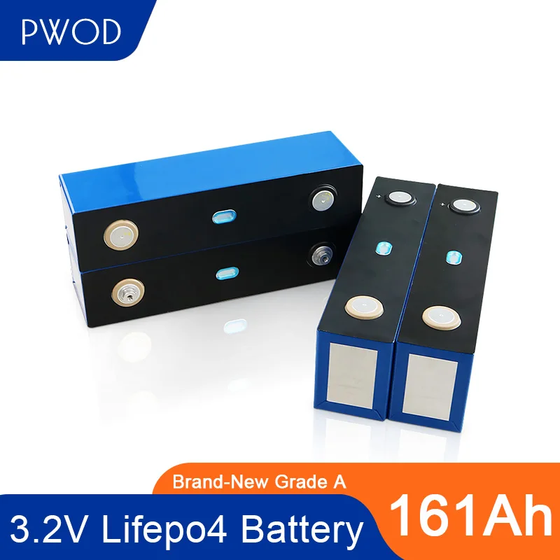 

New Grade A 8PCS 3.2V 180Ah Lifepo4 Battery Lithium Iron Phosphate Cell Solar NOT 200Ah For Solar Supply Storage EU US TAX FREE