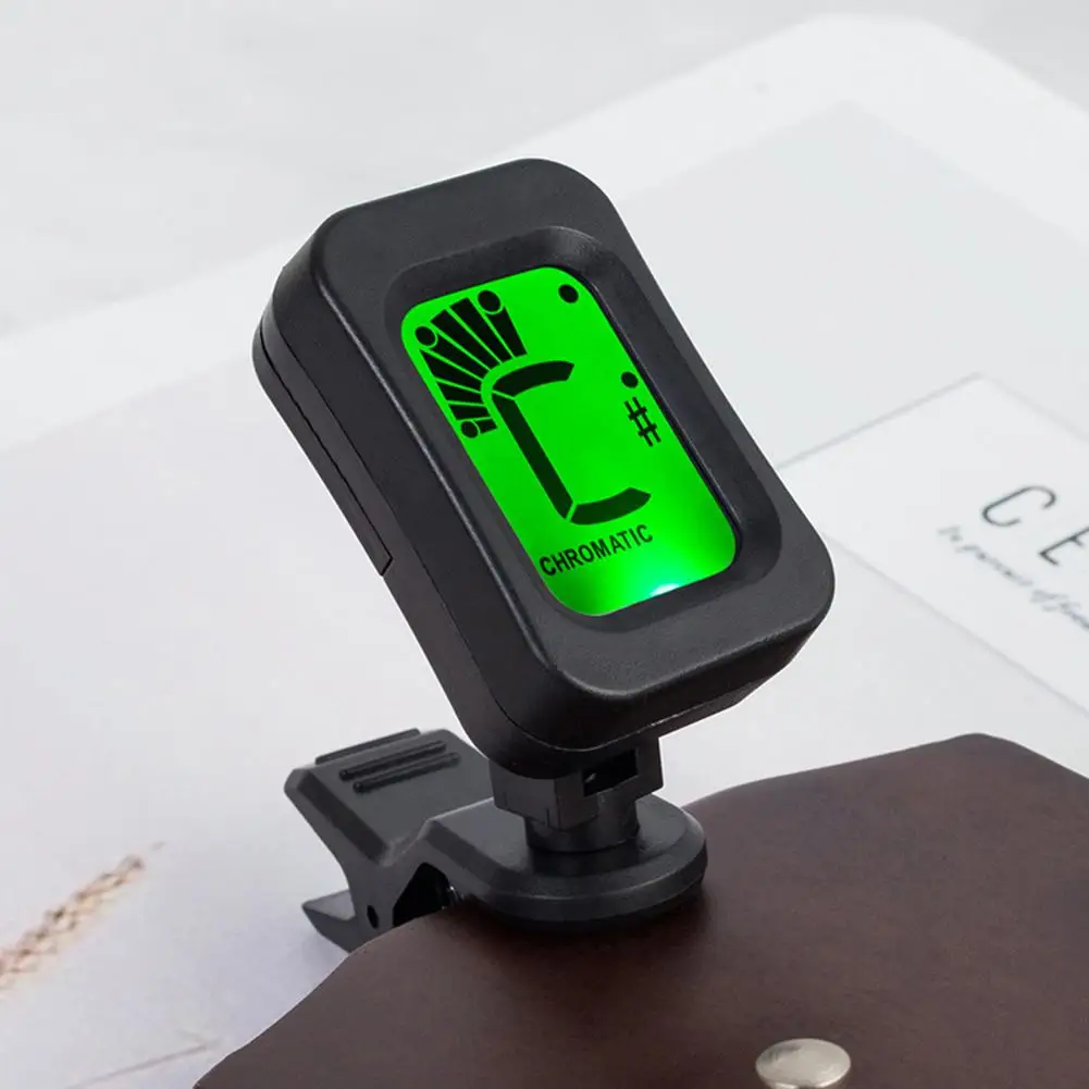 Digital Electric Guitar Tuner LCD Screen Mini Clip-on For Bass Chromatic Violin Ukulele Instrument Accessories | Спорт и развлечения