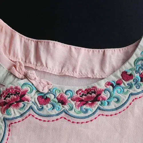 

Chinese Style Womens Clothing , Woman Embroidery 3/4 Sleeve Linen White Shirt Top Blouse ,3xl 4xl Tops Shirts for Women